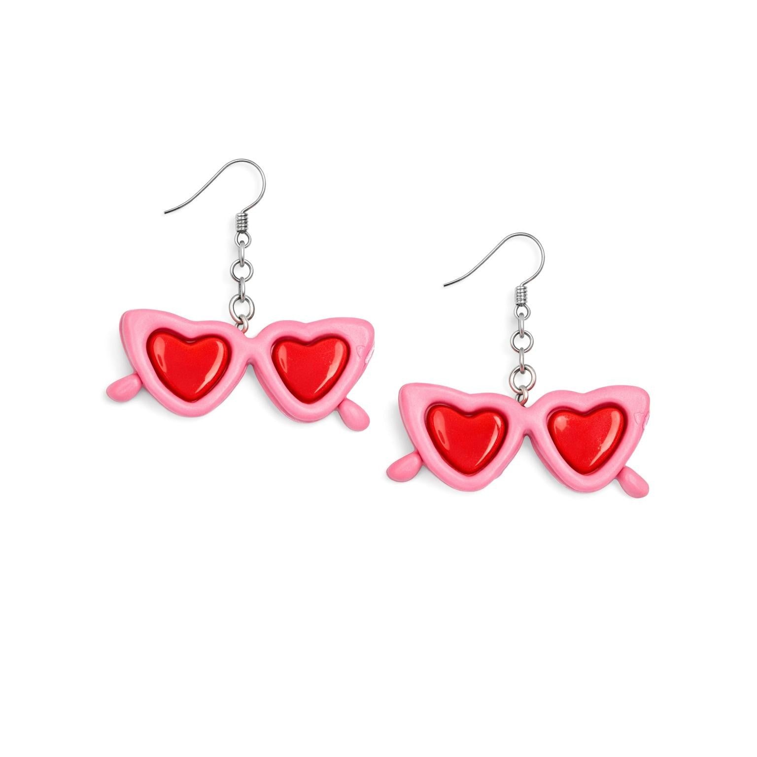 Heart Glasses Polymer Clay Cutter for Earrings | Jewellery Making Tool