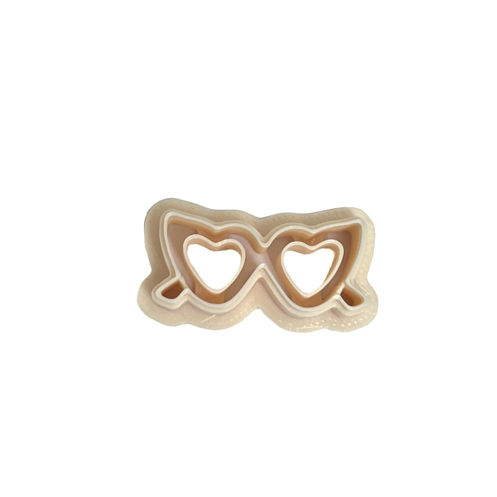 Heart Glasses Polymer Clay Cutter for Earrings | Jewellery Making Tool