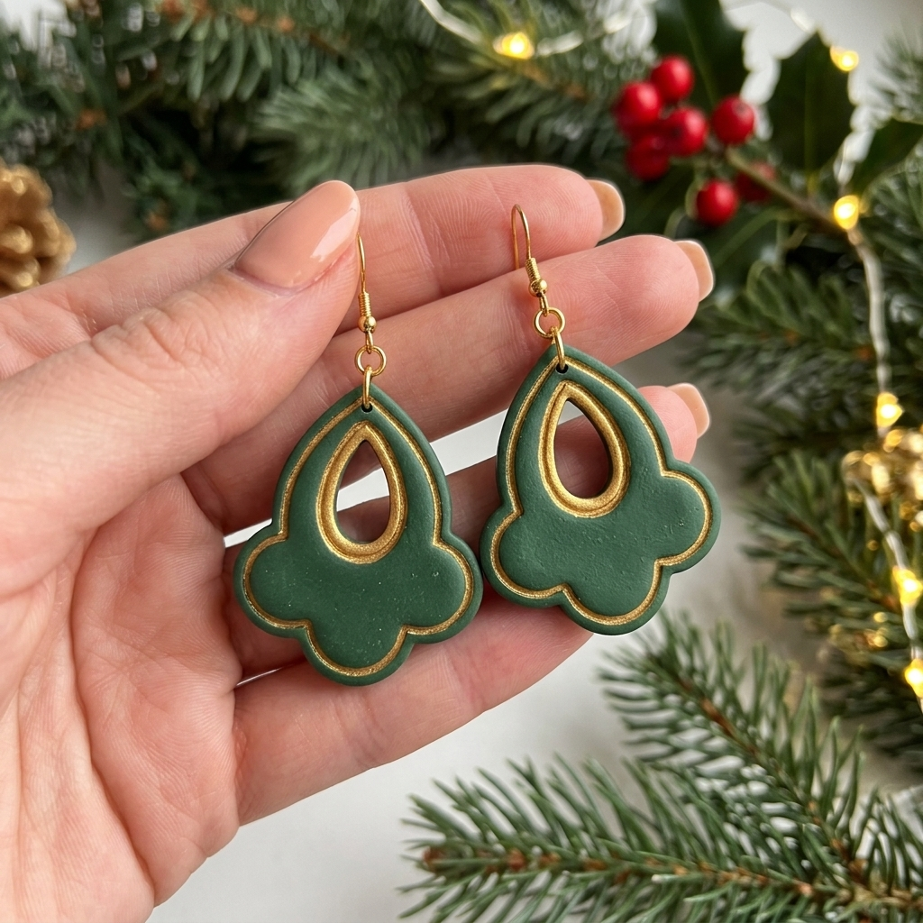 Hoop Charms Polymer Clay Cutter Set of 2 | Stackable Earring Tool
