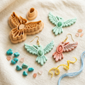 Hummingbird with Precious Stone Polymer Clay Cutter | 30–50mm | Hummingbird Gemstone Clay Cutter | Earring Jewellery Making Tool