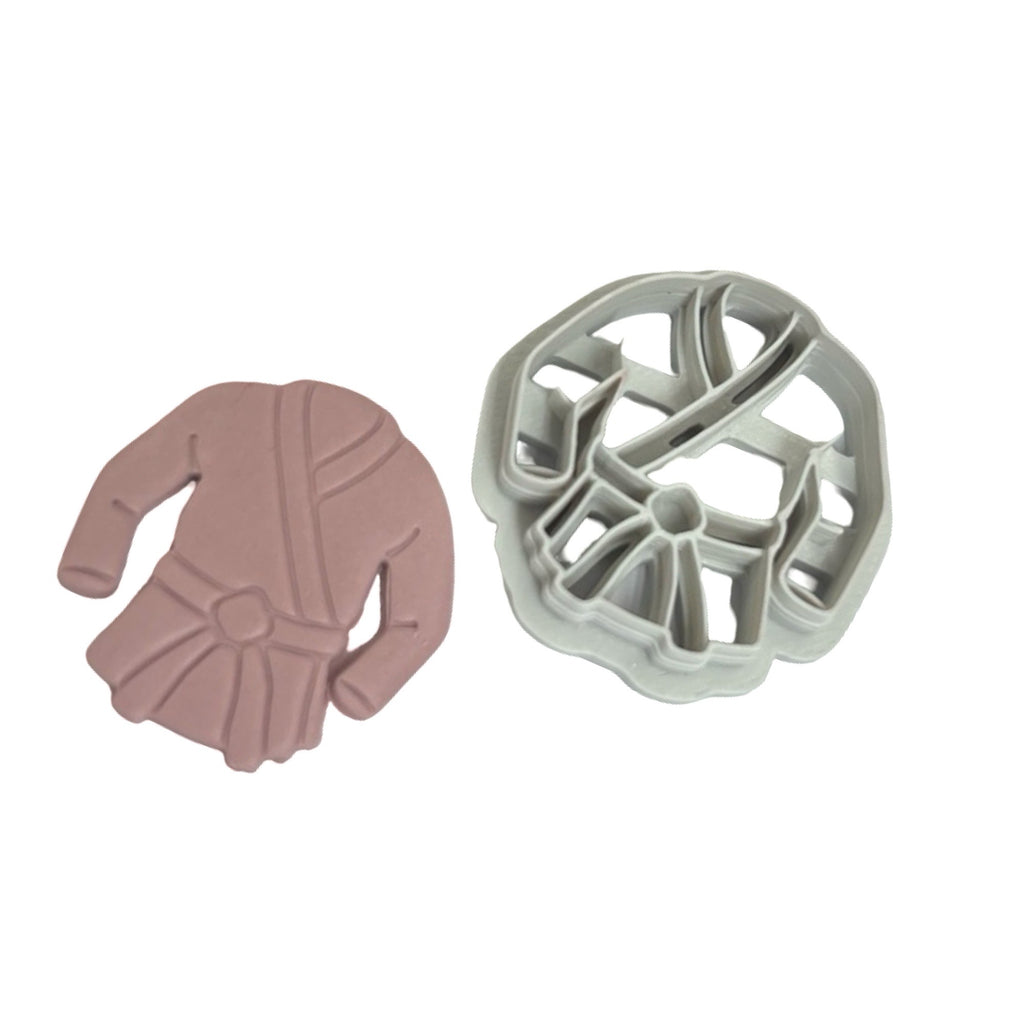Karate Kimono Polymer Clay Cutter for Earrings