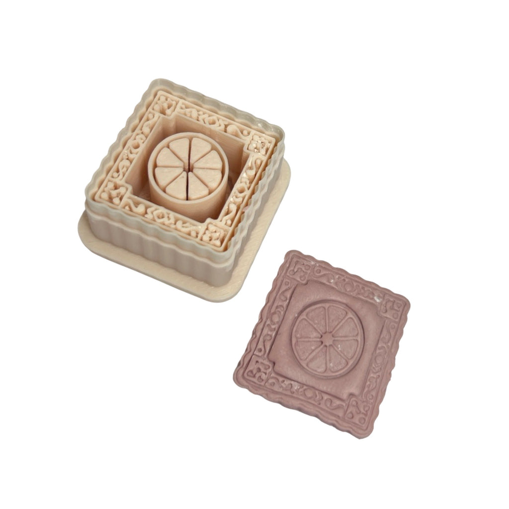 Lemon Slice Stamp Polymer Clay Cutter