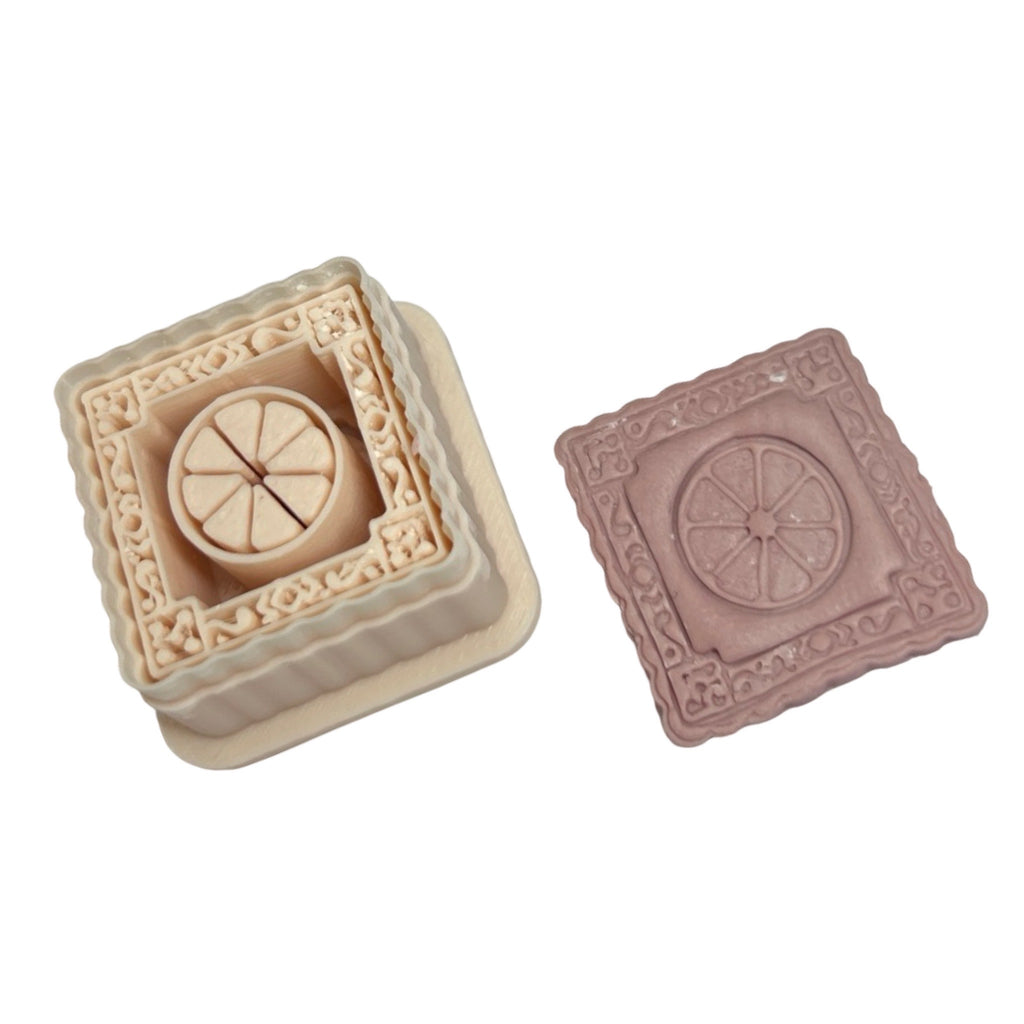 Lemon Slice Stamp Polymer Clay Cutter