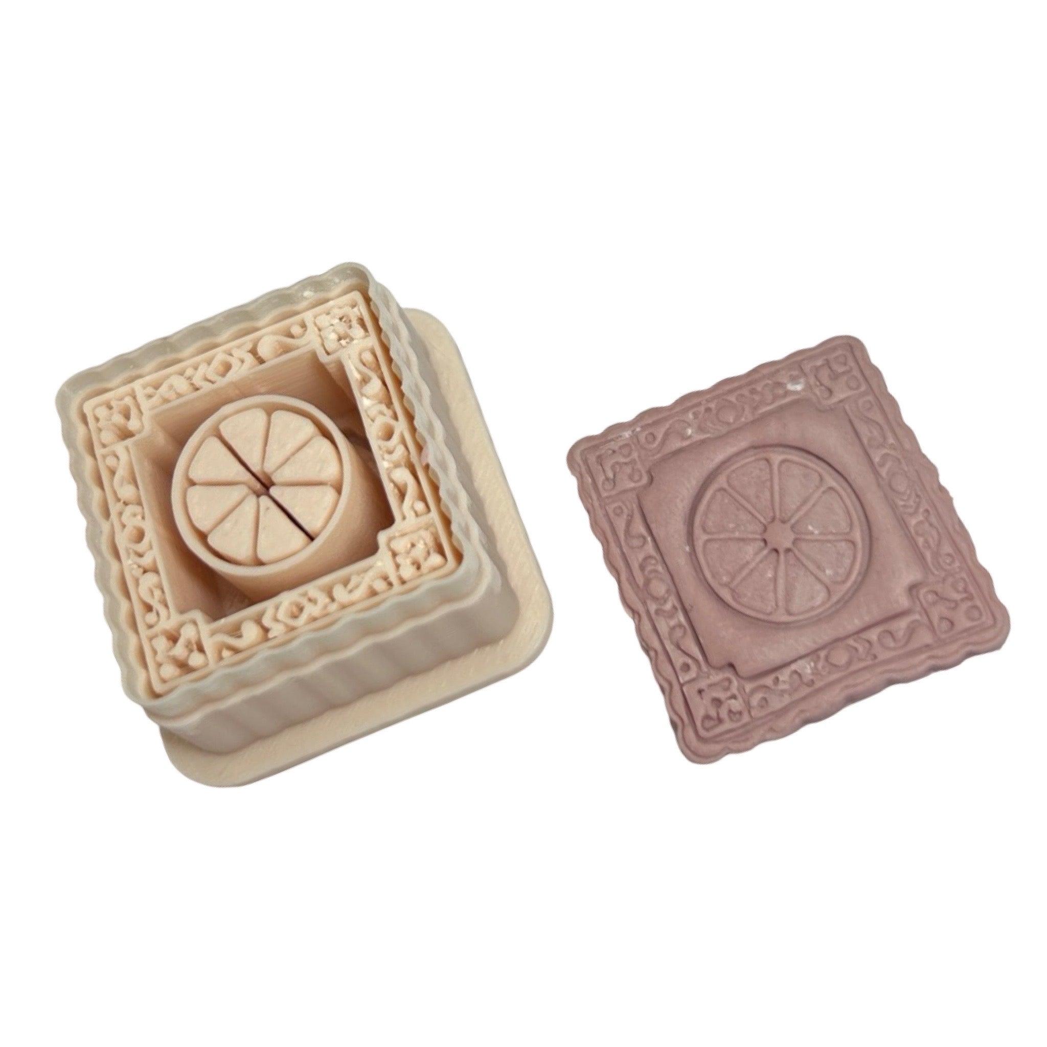 Lemon Slice Stamp Polymer Clay Cutter