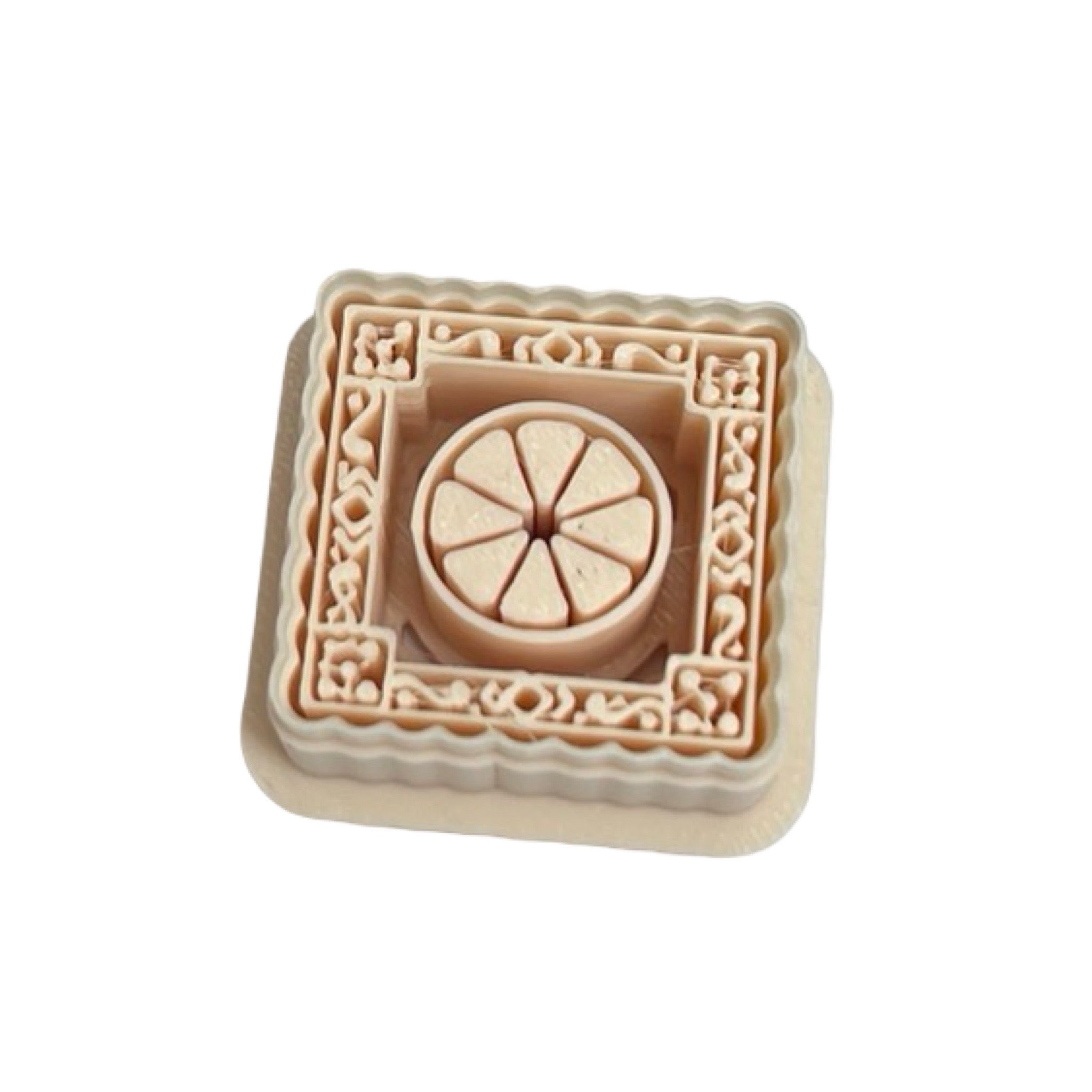 Lemon Slice Stamp Polymer Clay Cutter