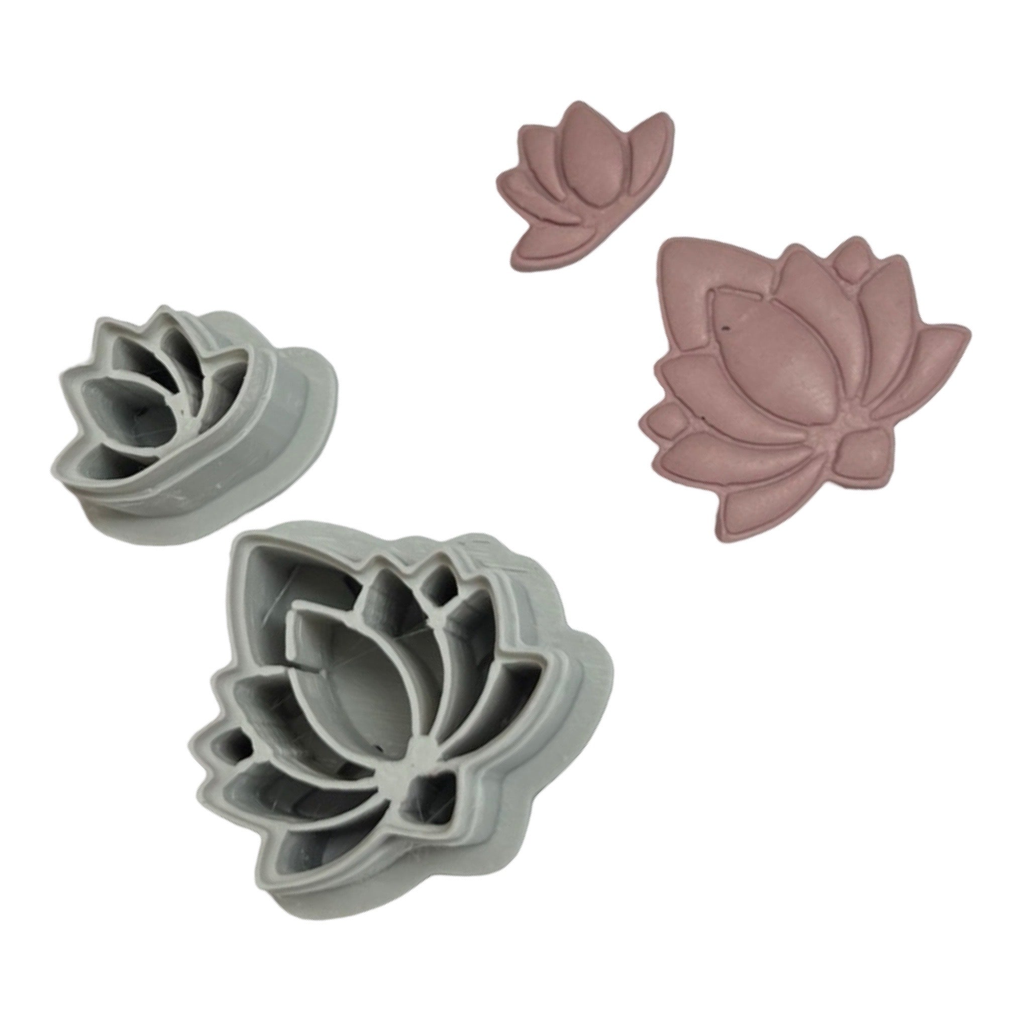 Lotus Set 2 Polymer Clay Cutter