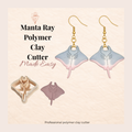 Manta Ray Polymer Clay Cutter 30-50mm | Ocean Jewellery Making | IrisCrafts7