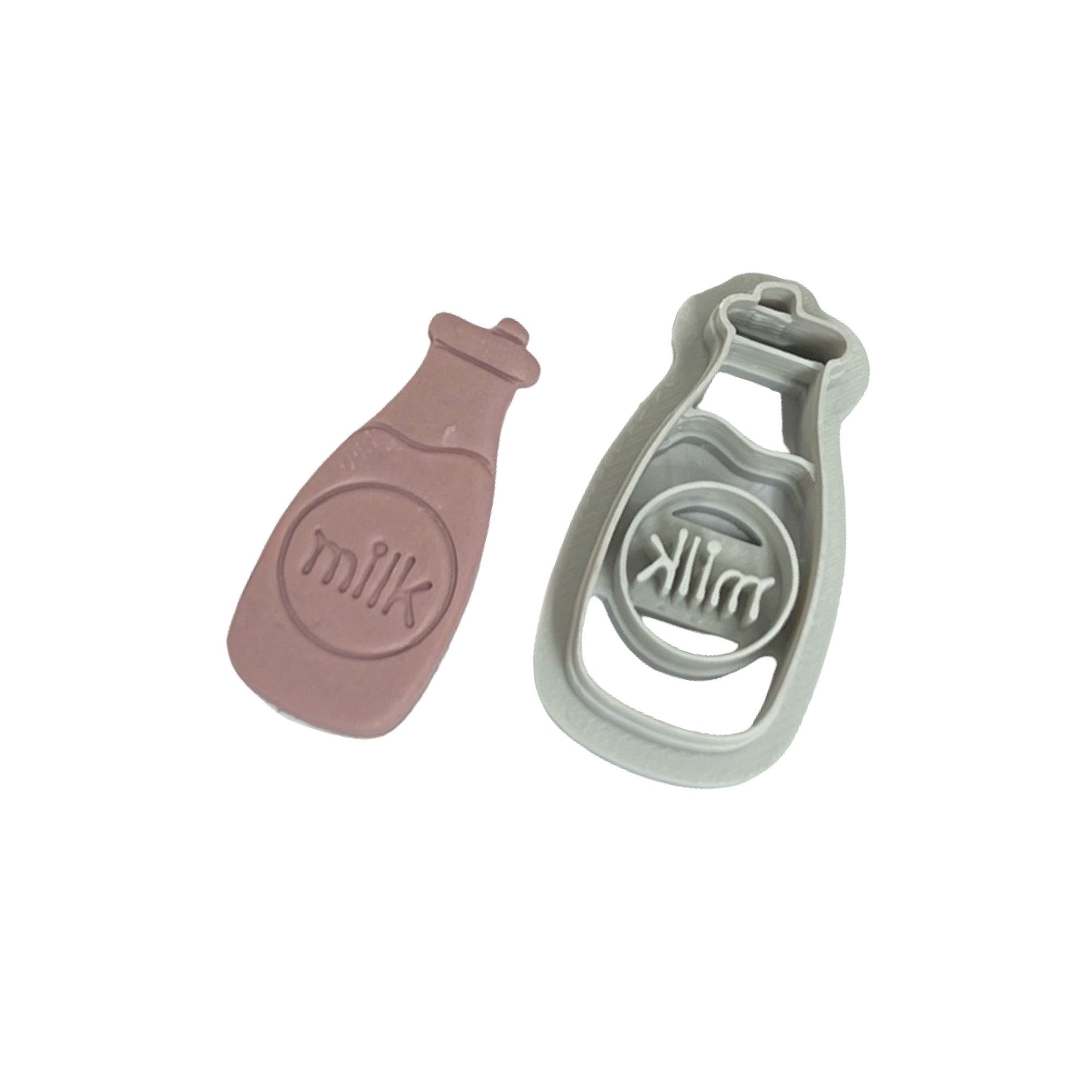Milk Bottle Polymer Clay Cutter for Earrings