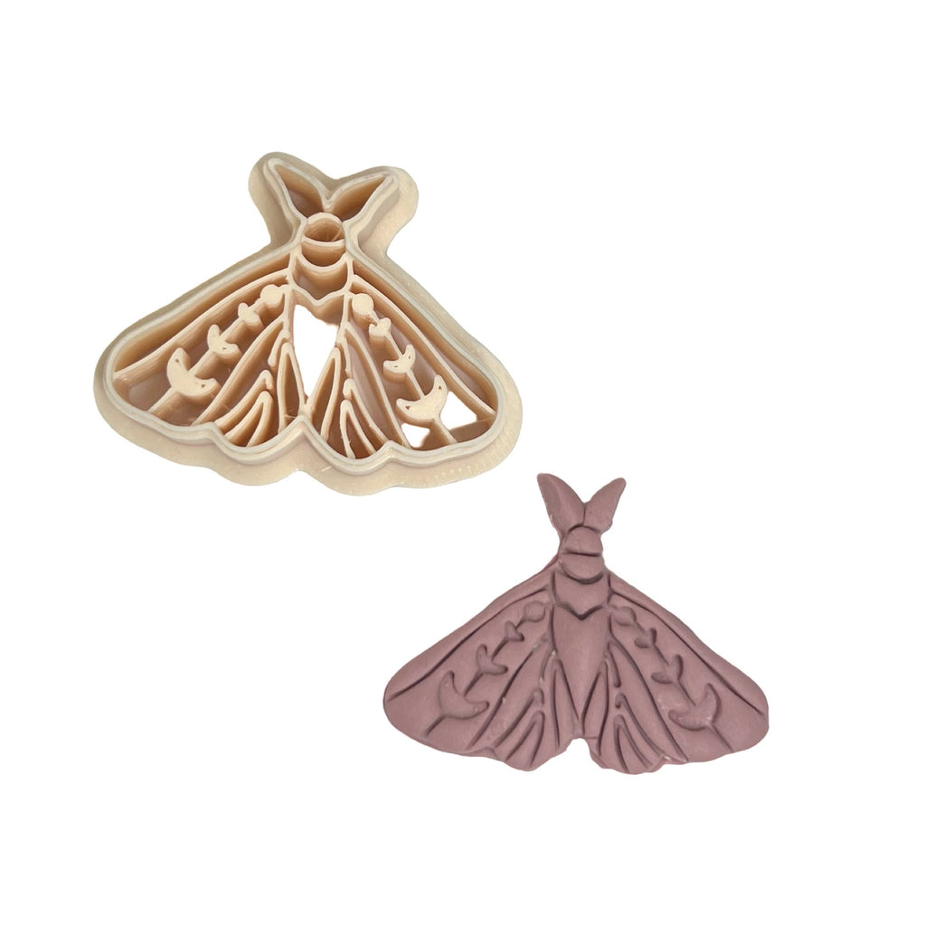Moon Moth Polymer Clay Cutter for Earrings | Jewellery Making Tool