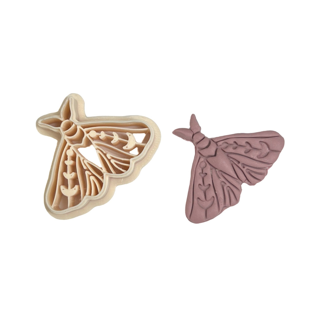 Moon Moth Polymer Clay Cutter for Earrings | Jewellery Making Tool