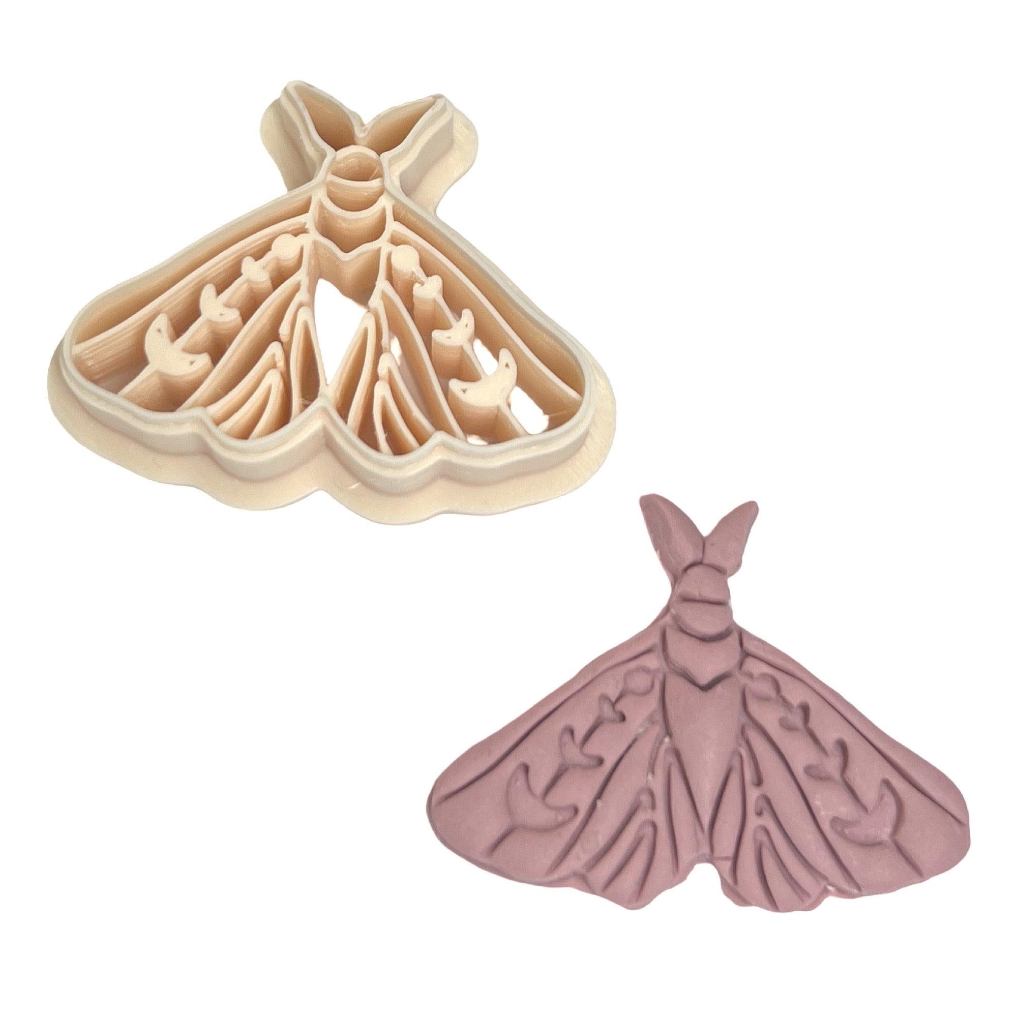 Moon Moth Polymer Clay Cutter for Earrings | Jewellery Making Tool