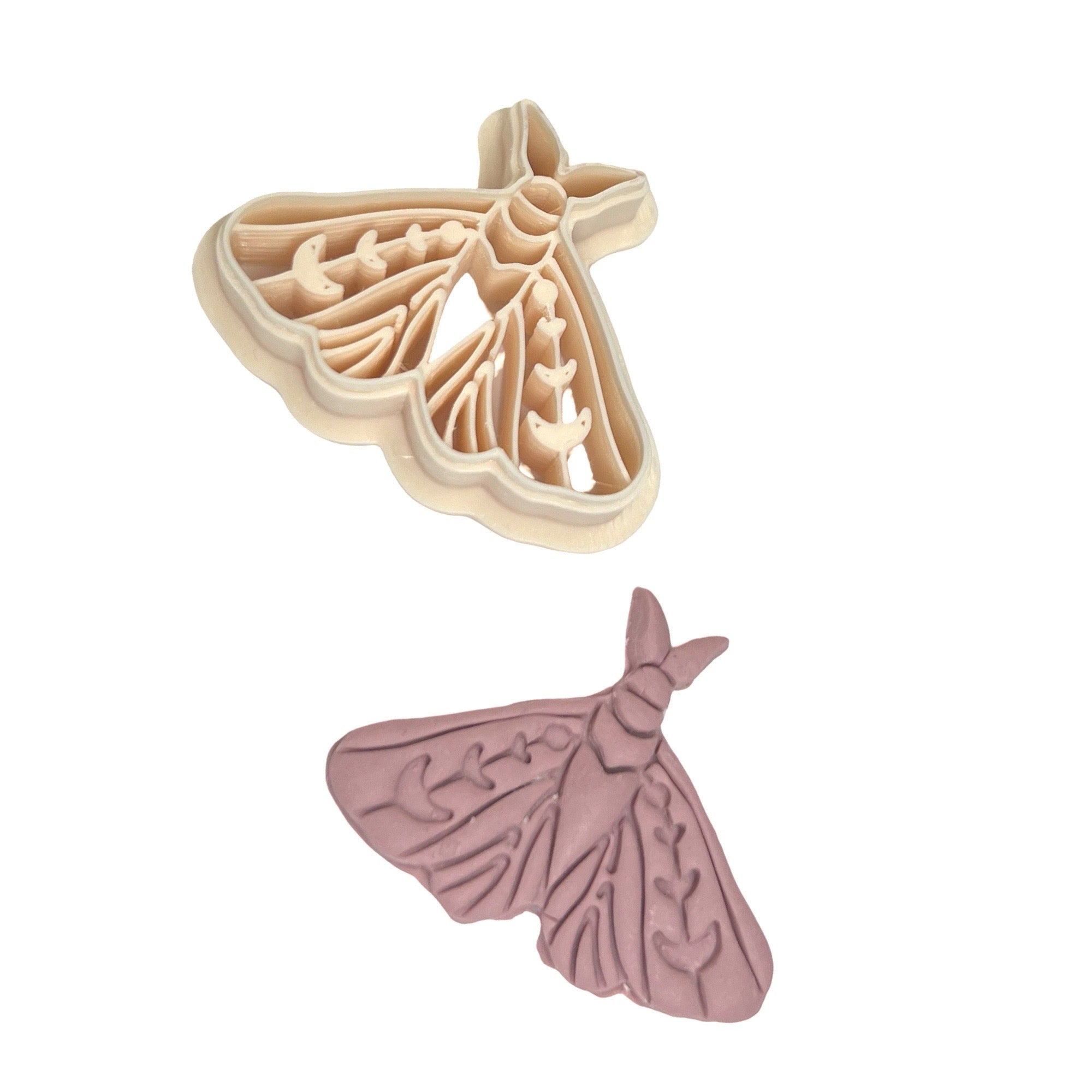 Moon Moth Polymer Clay Cutter for Earrings | Jewellery Making Tool