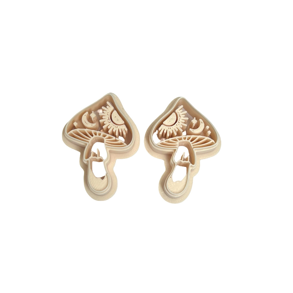 Mushroom Polymer Clay Cutter for Earrings | Jewellery Making Tool