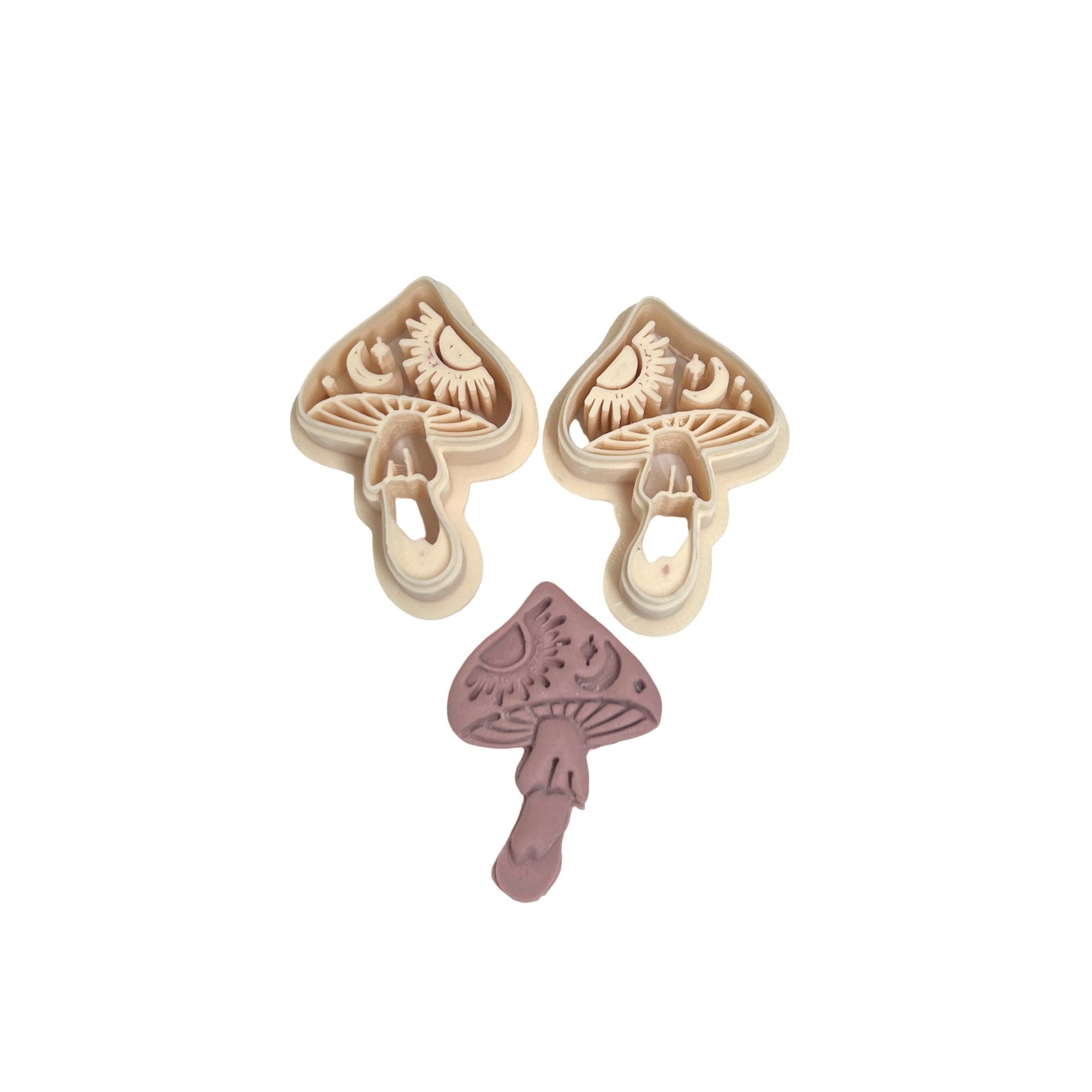 Mushroom Polymer Clay Cutter for Earrings | Jewellery Making Tool