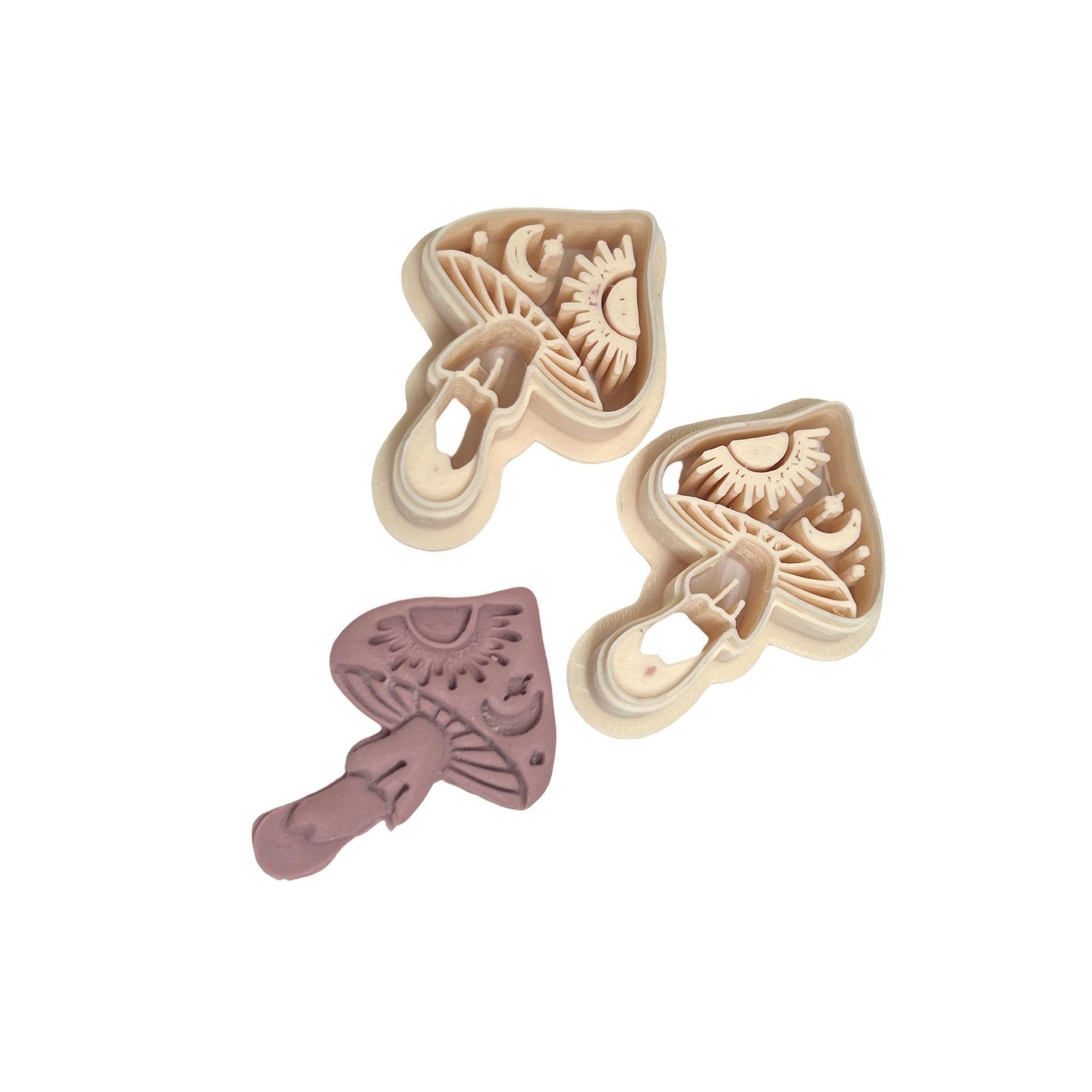 Mushroom Polymer Clay Cutter for Earrings | Jewellery Making Tool