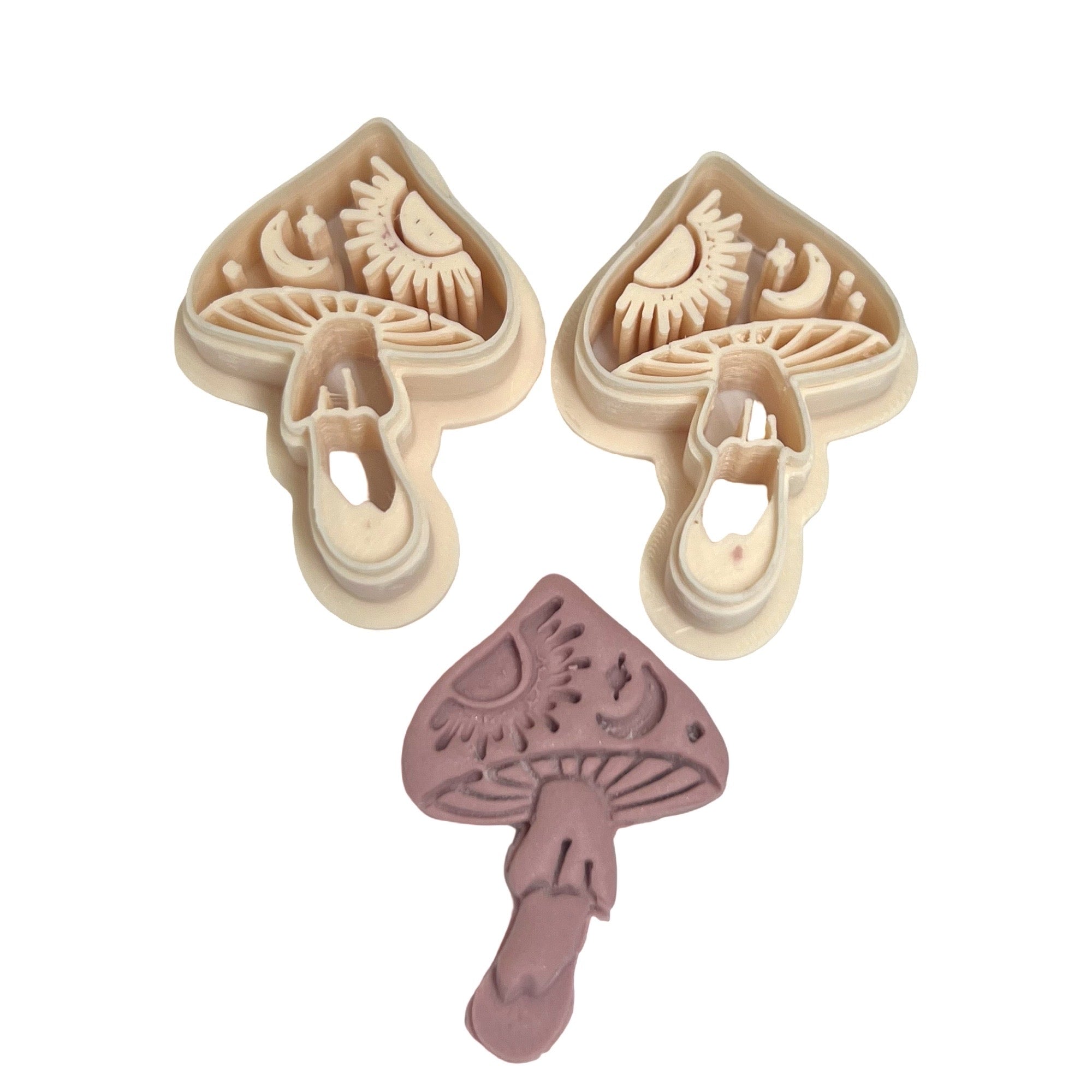 Mushroom Polymer Clay Cutter for Earrings | Jewellery Making Tool