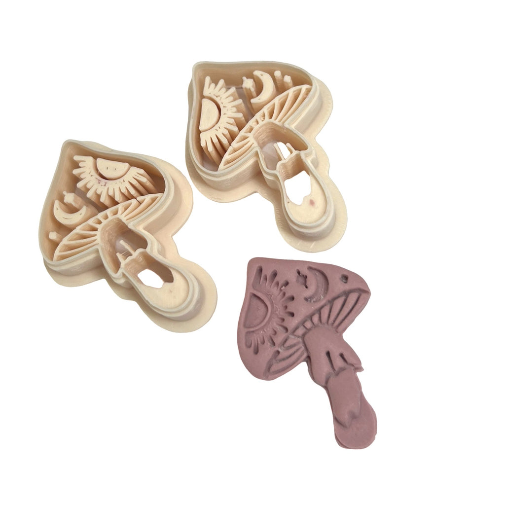 Mushroom Polymer Clay Cutter for Earrings | Jewellery Making Tool