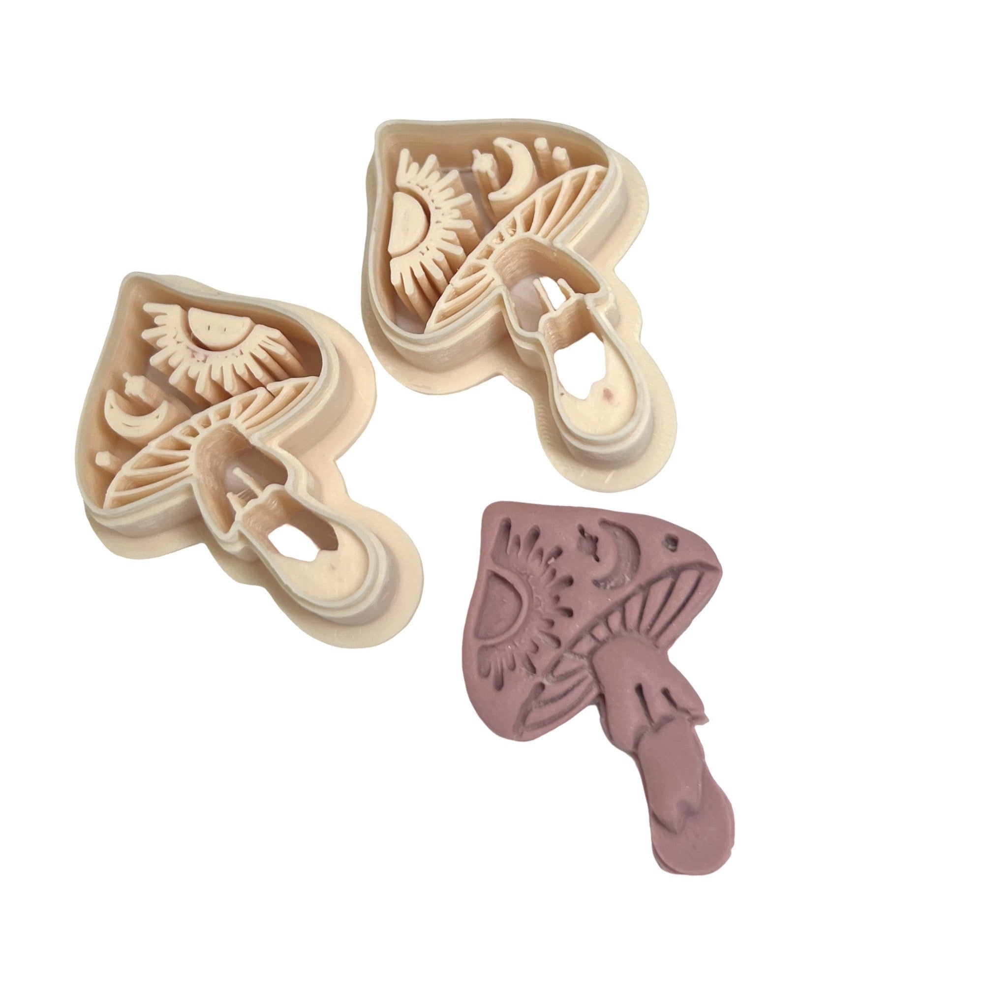 Mushroom Polymer Clay Cutter for Earrings | Jewellery Making Tool
