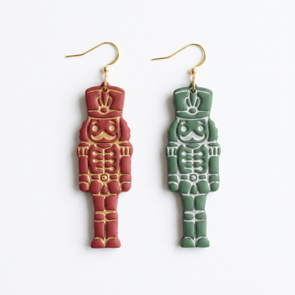Nutcracker Soldier Polymer Clay Cutter | Christmas Earring Tool