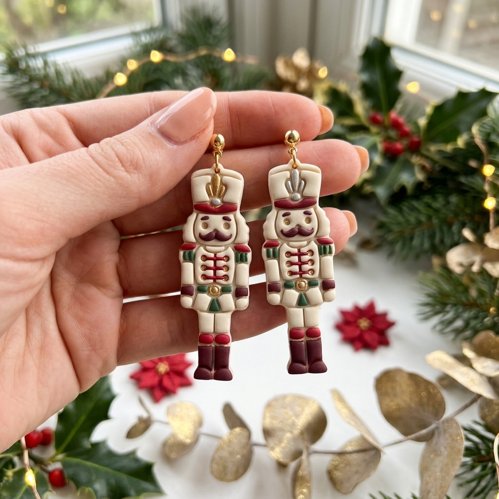 Nutcracker Soldier Polymer Clay Cutter | Christmas Earring Tool