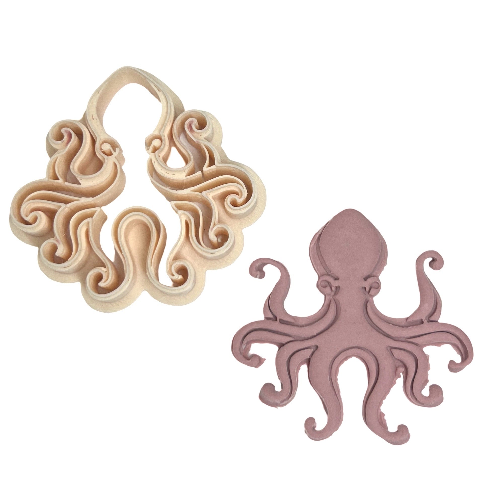 Octopus Polymer Clay Cutter for Earrings