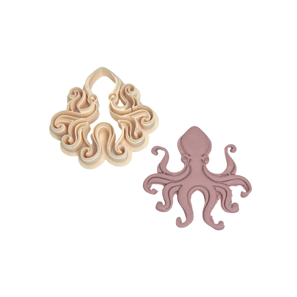 Octopus Polymer Clay Cutter for Earrings