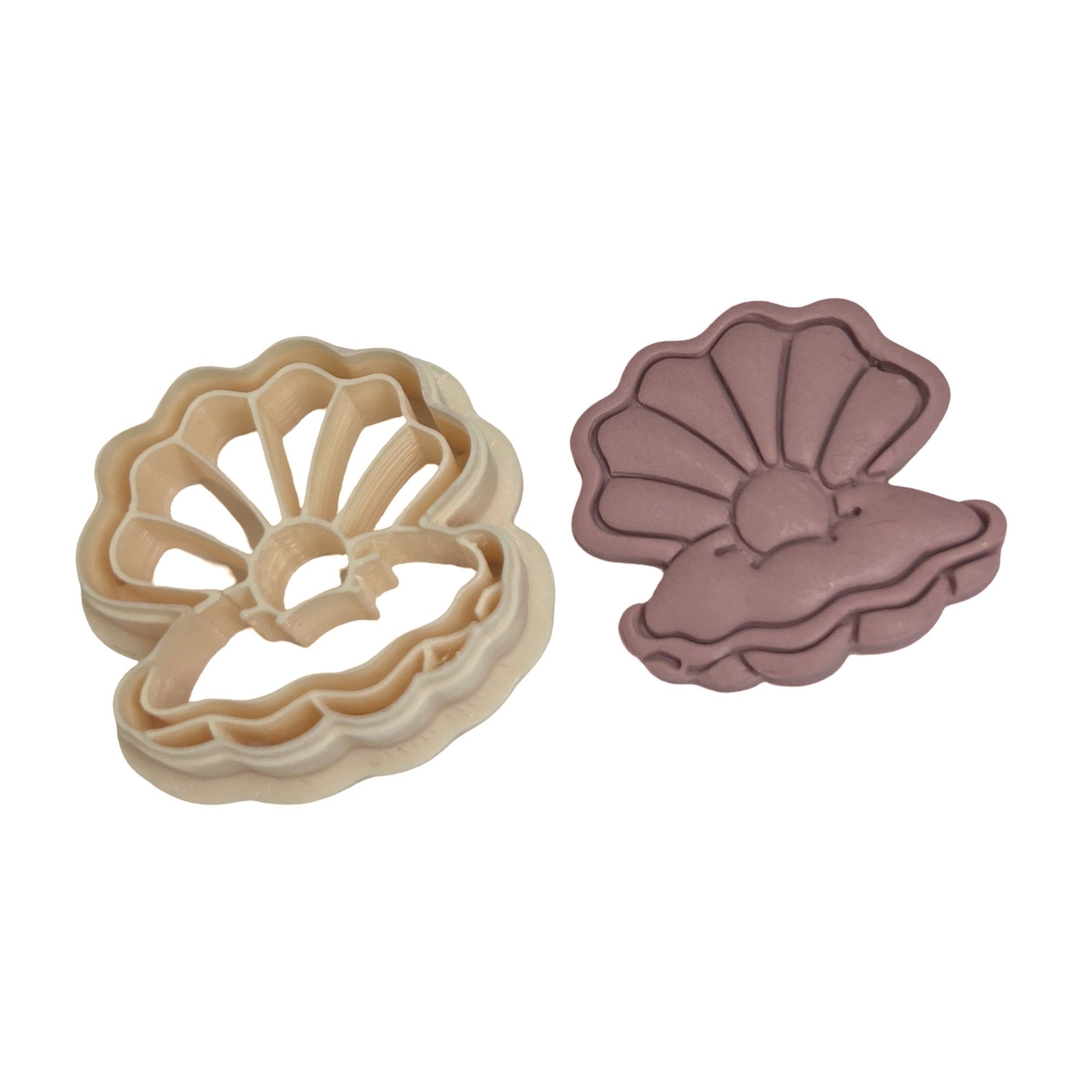 Pearl Mussel Polymer Clay Cutter for Earrings