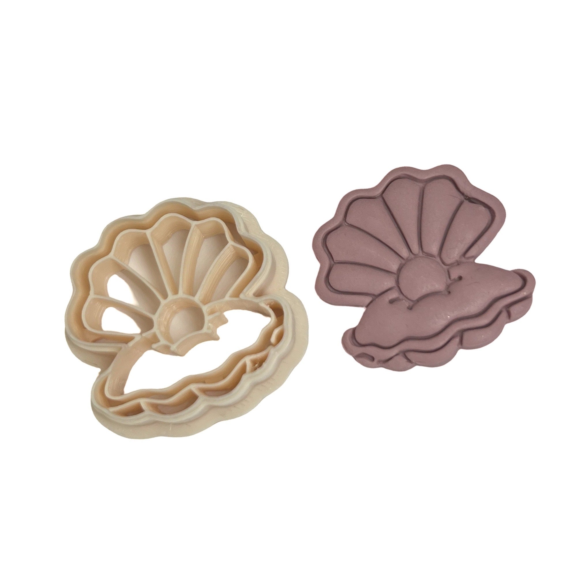 Pearl Mussel Polymer Clay Cutter for Earrings