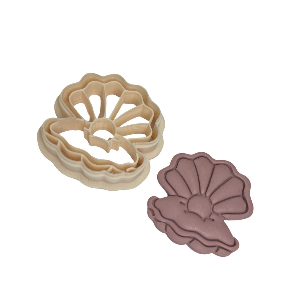Pearl Mussel Polymer Clay Cutter for Earrings