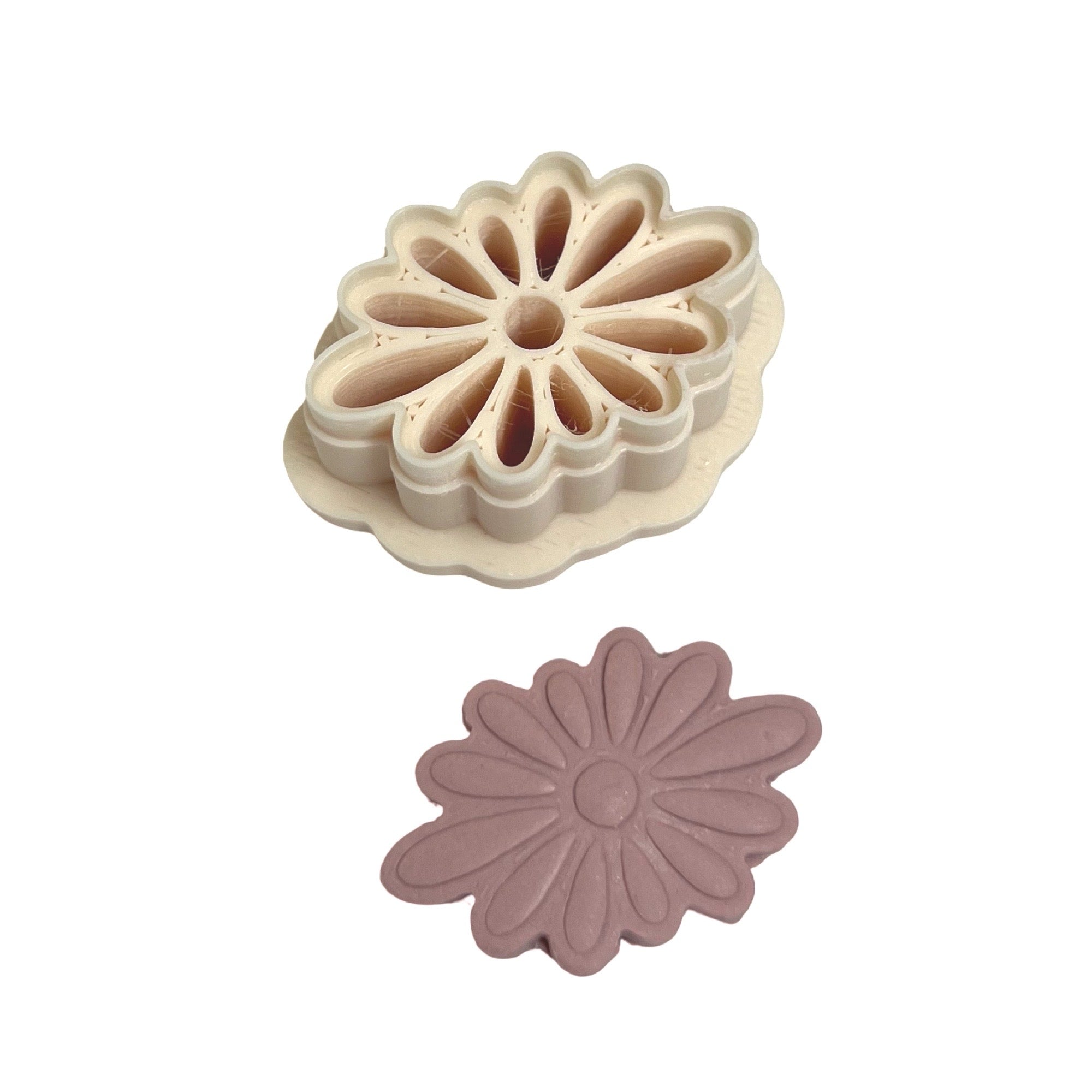 Petal Aura Polymer Clay Cutter for Floral Statement Earrings