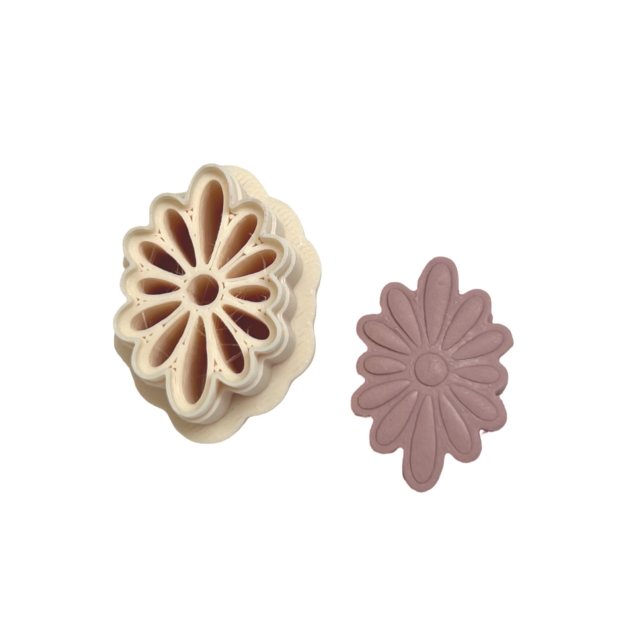 Petal Aura Polymer Clay Cutter for Floral Statement Earrings