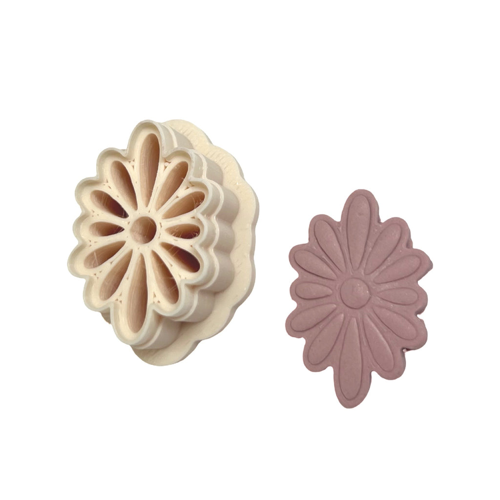 Petal Aura Polymer Clay Cutter for Floral Statement Earrings