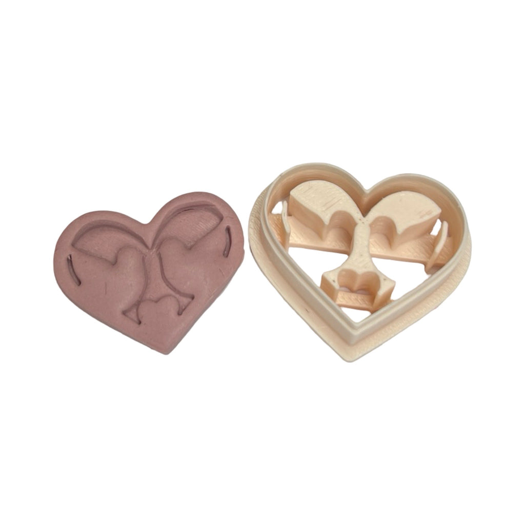 Pigeons Heart Polymer Clay Cutter
