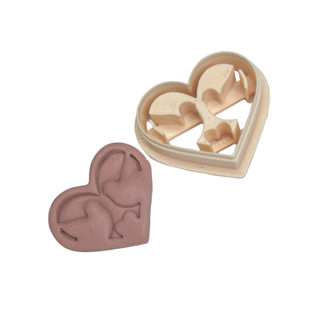Pigeons Heart Polymer Clay Cutter