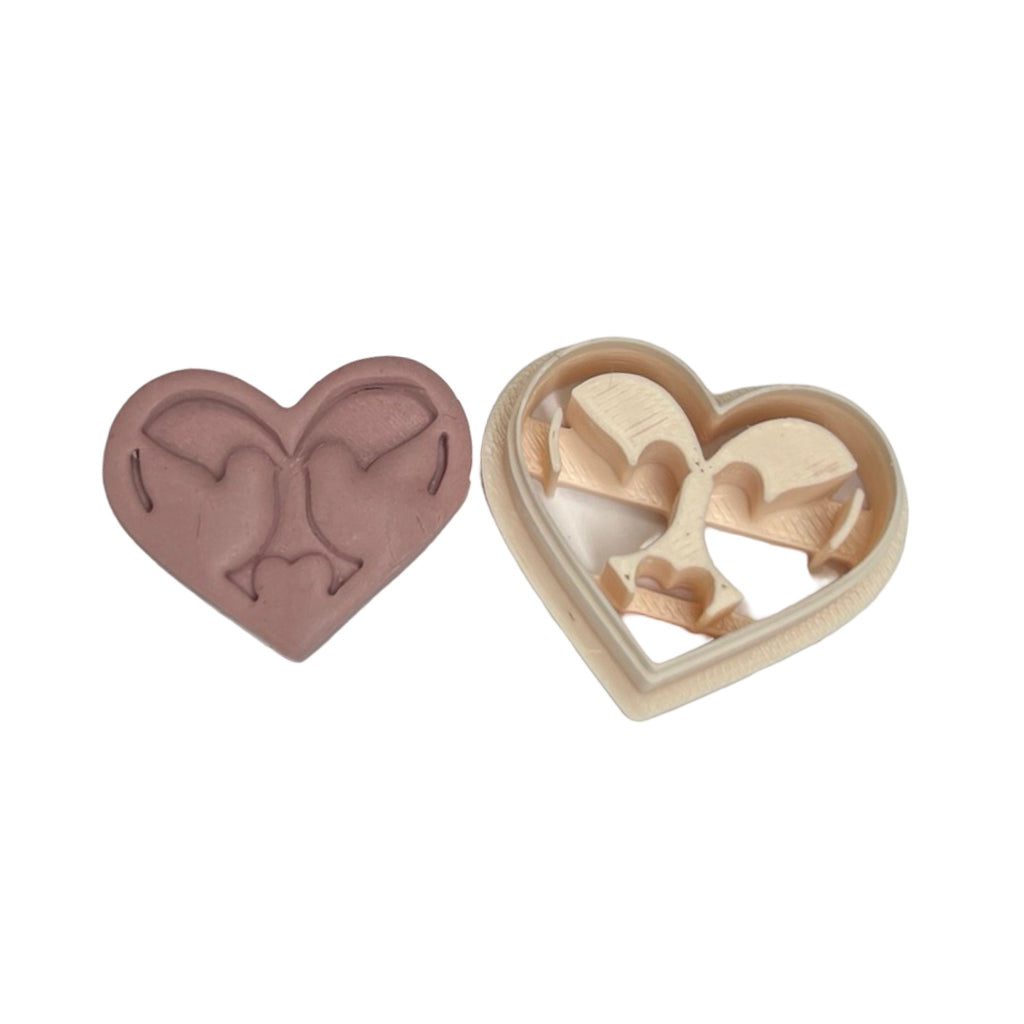 Pigeons Heart Polymer Clay Cutter