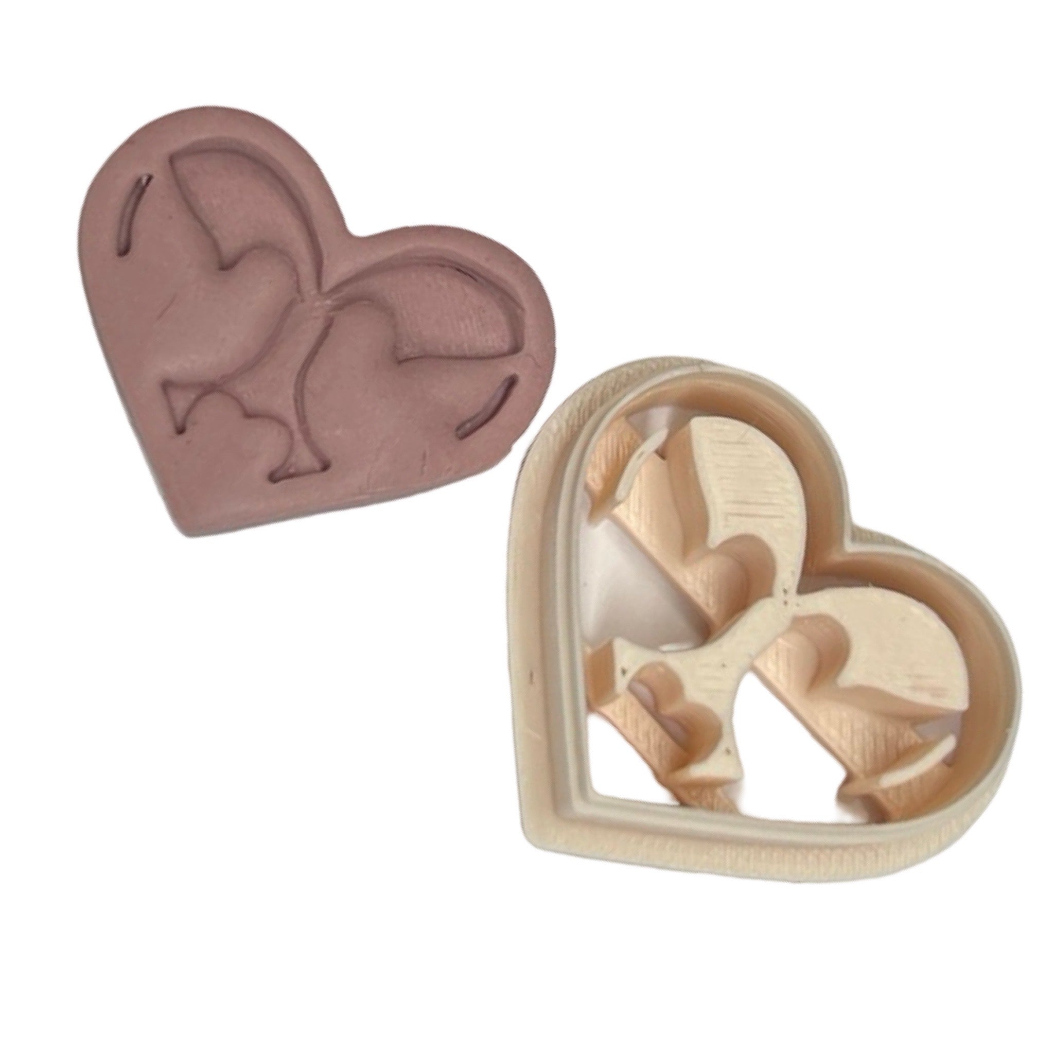 Pigeons Heart Polymer Clay Cutter