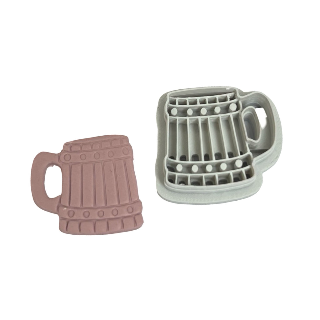 Pint of Beer Polymer Clay Cutter for Earrings