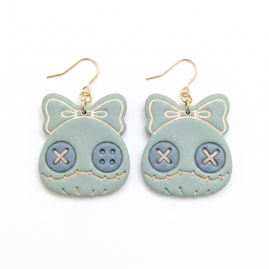 Puff Toy Polymer Clay Cutter | 25–45mm Cute Novelty Earring Cutter | IrisCrafts7