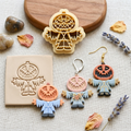 Pumpkin Scarecrow Polymer Clay Cutter | Halloween Earring Tool