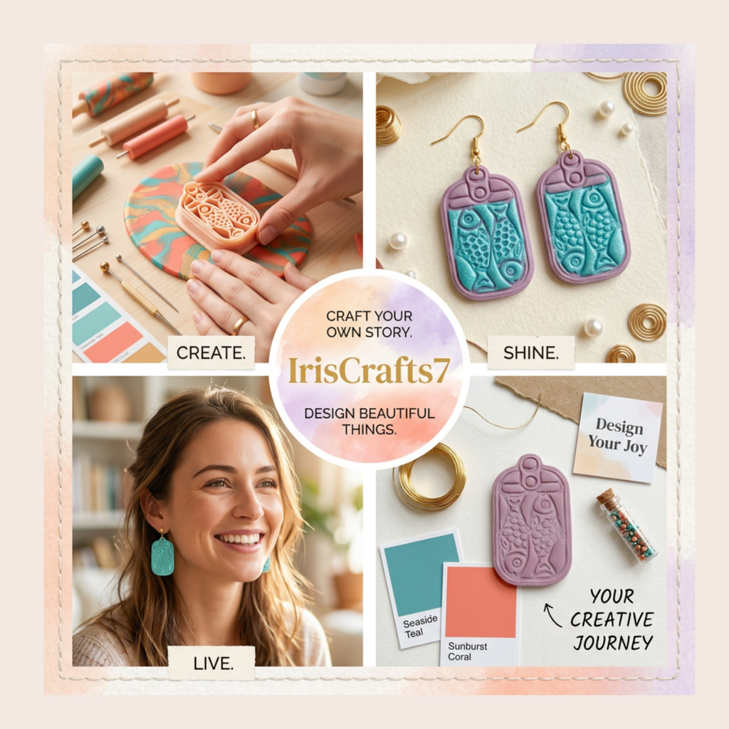 Retro Sardine Tin Polymer Clay Cutter | 3D Printed Clay Earring Cutter | Vintage Ocean Shape Cutter for Clay Jewellery Making | Clay Earring Tool