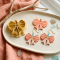 Ribbon Pumpkin Polymer Clay Cutter | 25–45mm Autumn Earring Cutter | IrisCrafts7