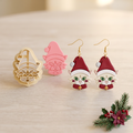 Santa Hat Cat Polymer Clay Cutter | Cute Christmas Earring Tool
