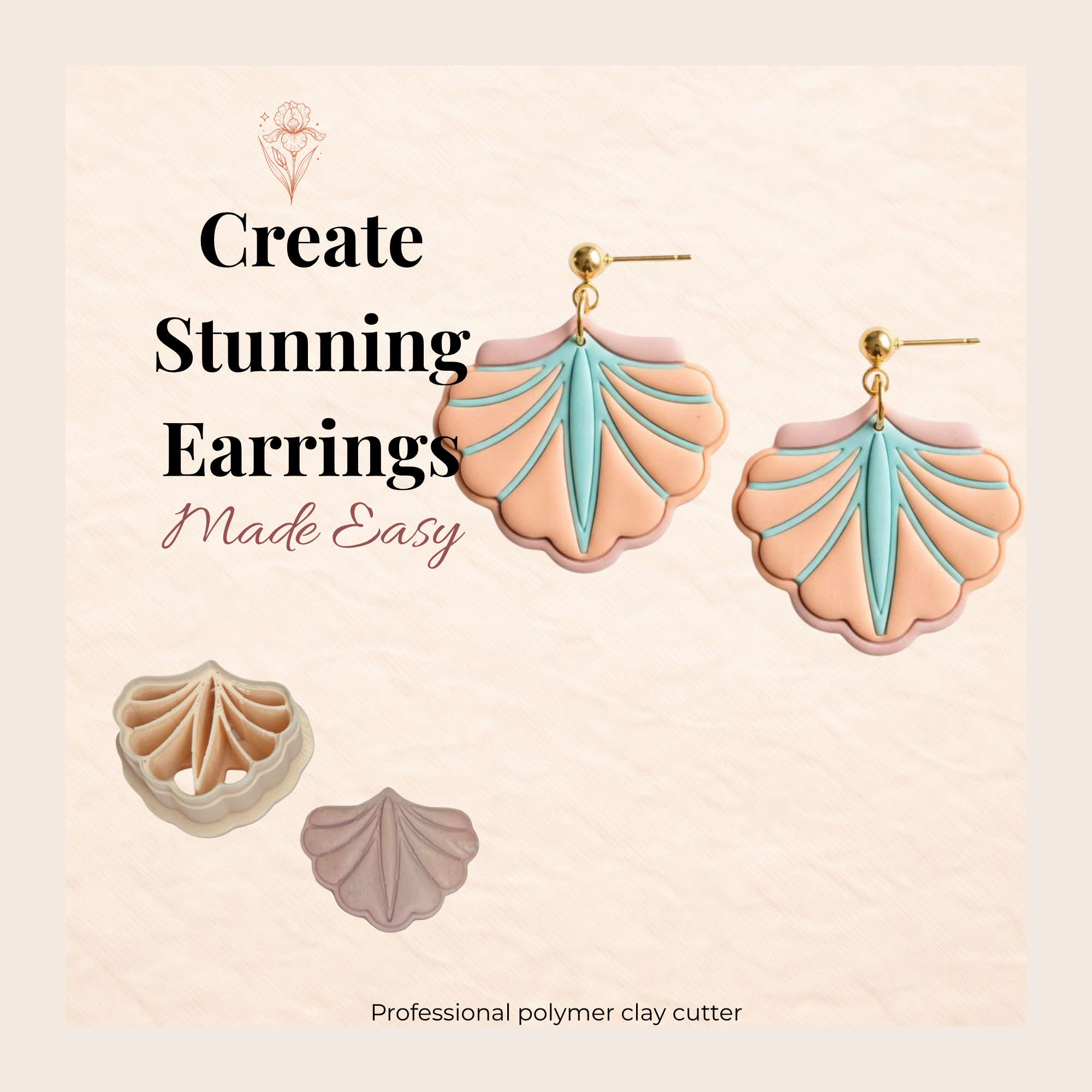 Scalloped Polymer Clay Cutter No.1 | Earring Tool UK