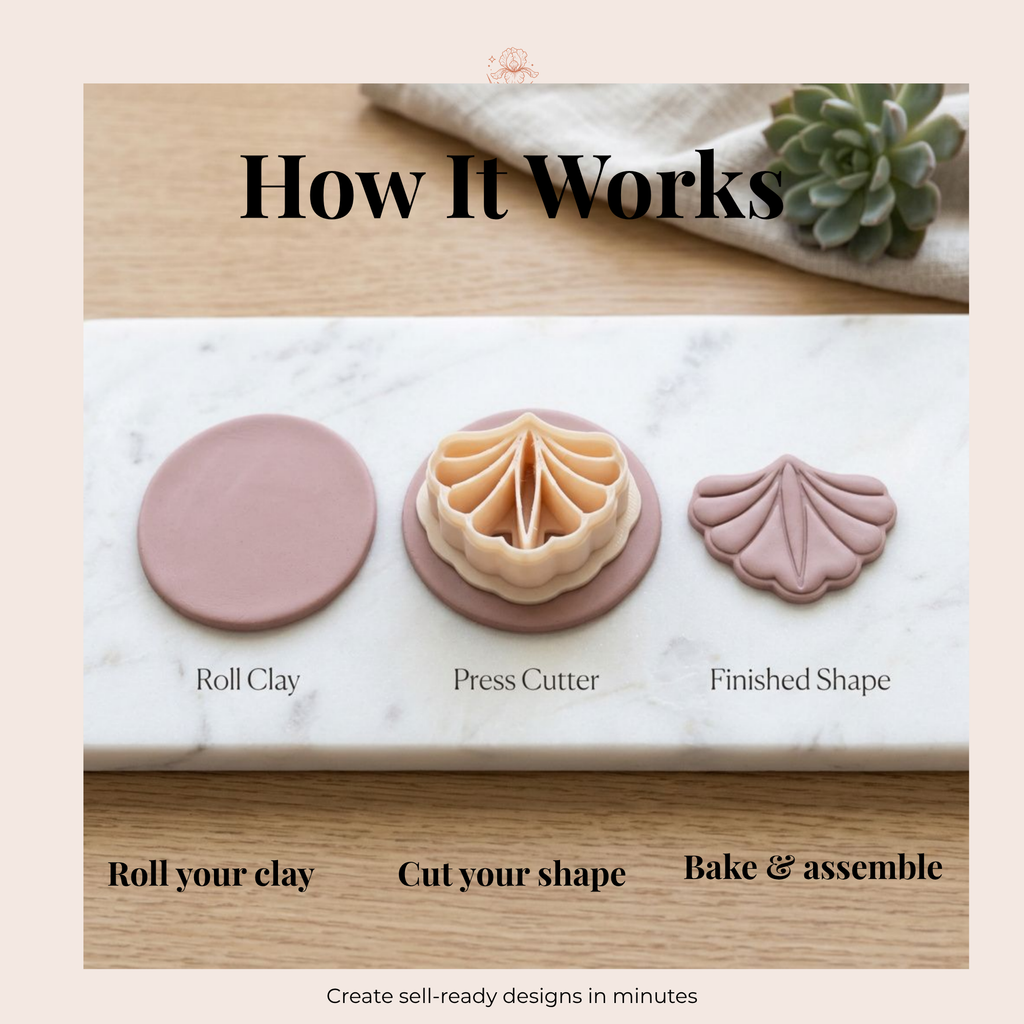 Scalloped Polymer Clay Cutter No.1 | Earring Tool UK
