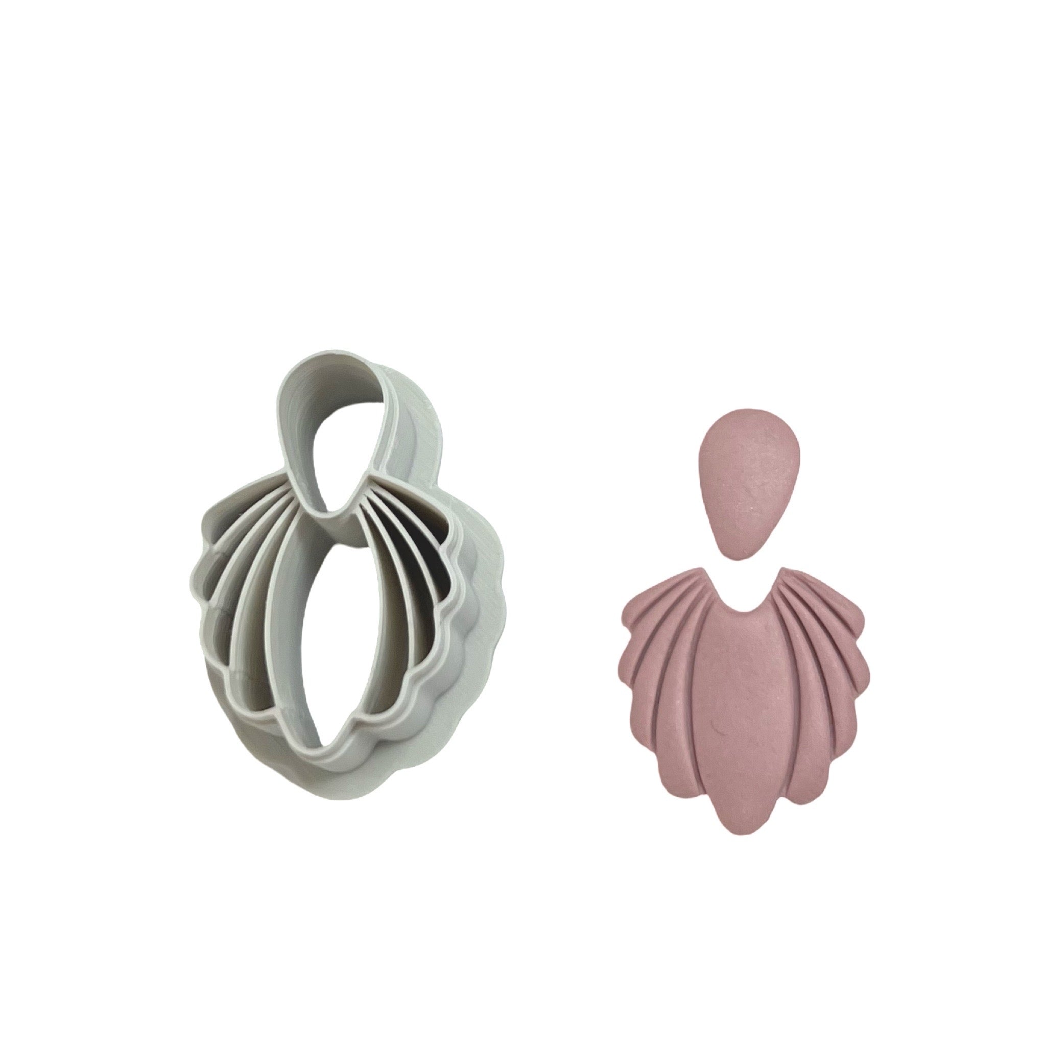 Scalloped 8 Polymer Clay Cutter for Statement Earrings