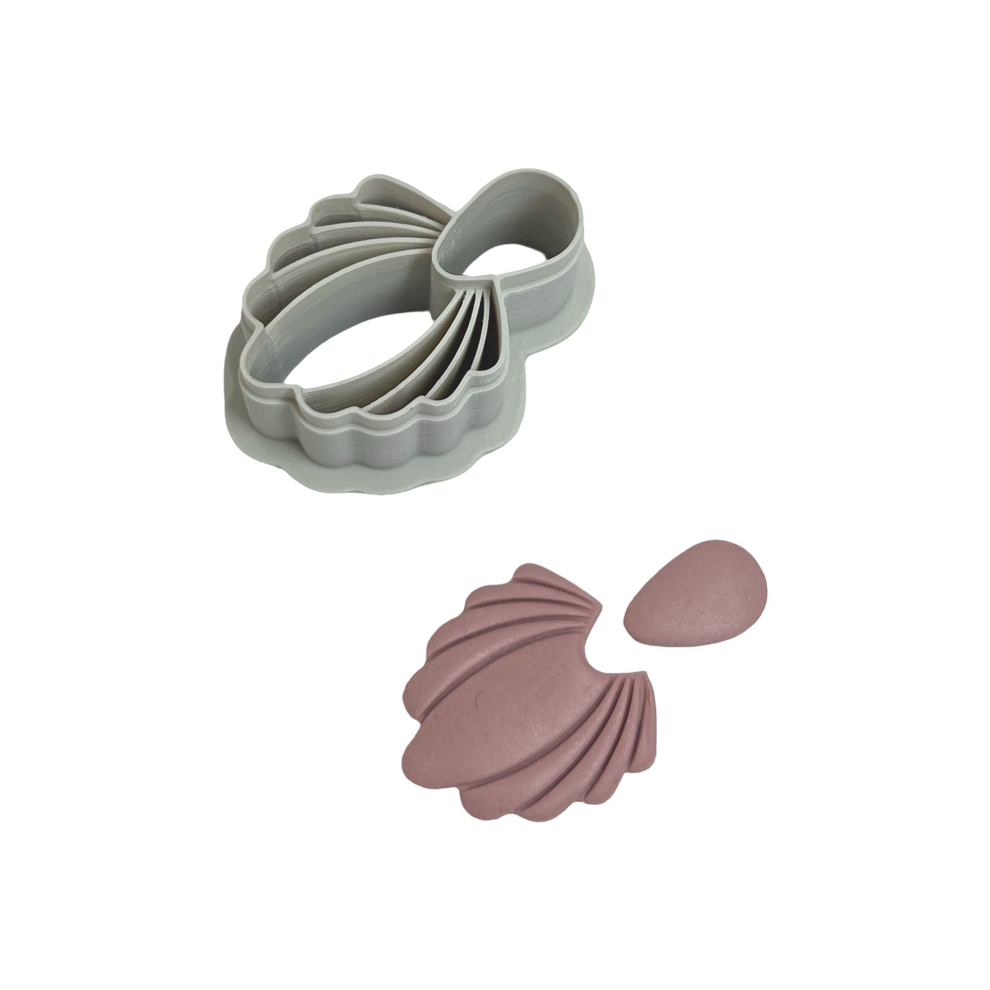 Scalloped 8 Polymer Clay Cutter for Statement Earrings