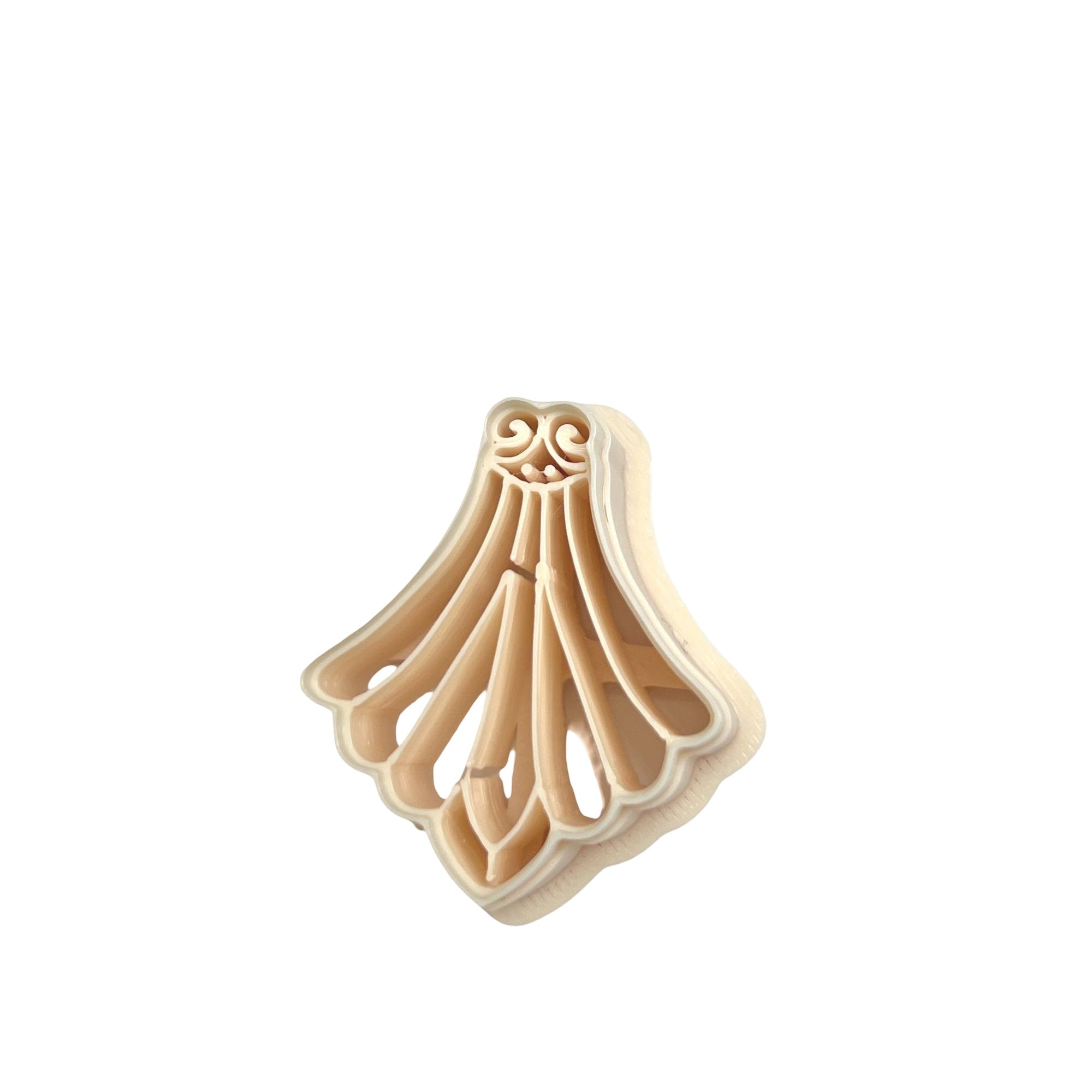 Scalloped 17 Polymer Clay Cutter for Statement Earrings Making