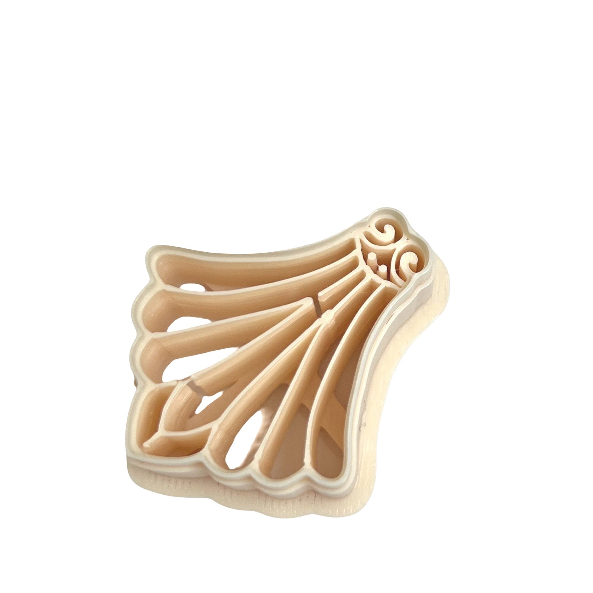 Scalloped 17 Polymer Clay Cutter for Statement Earrings Making