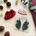 Sliding Penguin Polymer Clay Cutter | Cute Winter Earring Tool