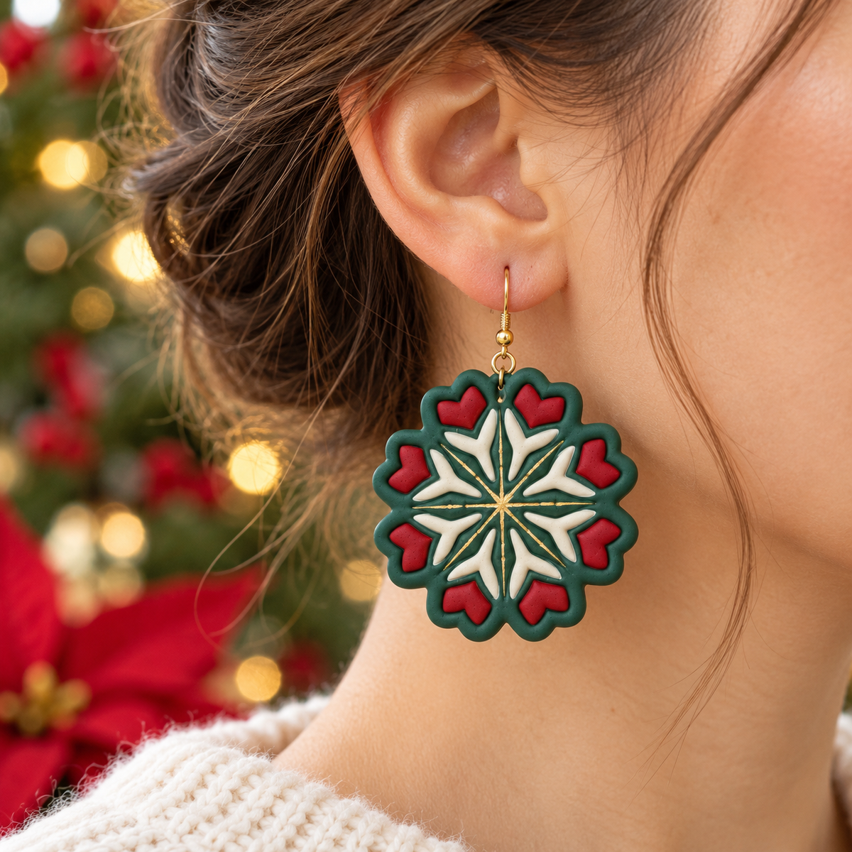 Snowflake 7 Polymer Clay Cutter | Winter Earring Tool